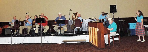 COHJS Coon Sanders dixieland jazz jam session